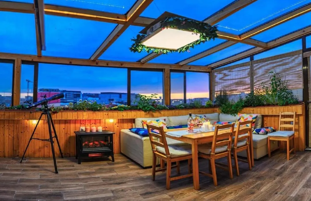 Bucharest Penthouse With Sauna And Terrace-1